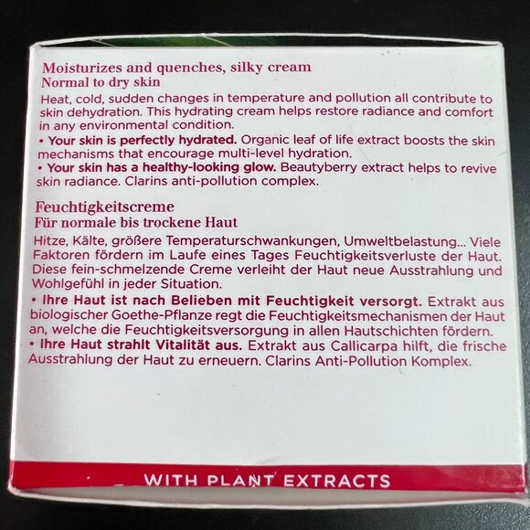 Clarins Hydra-Essentiel Cream Normal to Dry Skin 1.7 oz. Facial Moisturizer - Picture 2 of 7